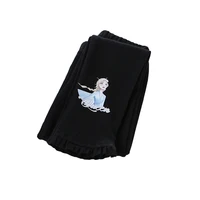 2024 New Disney Girl Pants Quality Cotton for Children Frozen Anna Elsa Autumn Baby Girl Pink Blue Trouser Kids Leggings Cartoon 4