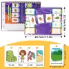 Sentence-Making Exercises Flip Chart Sentence Game Activity Educational Learning Tool Vocabulary Building Special Speech Therapy 3
