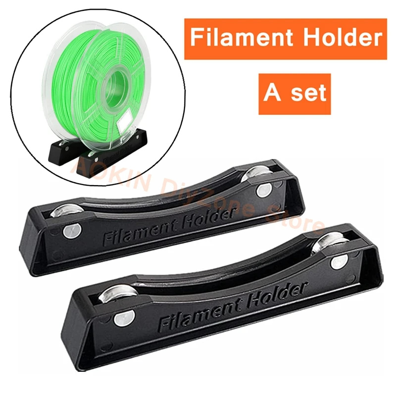 

A Set Bearing Design 3D Printer Filament Spool Holder Fits All Spools and All Filament Types for Pla/abs/TPU/Other Materials