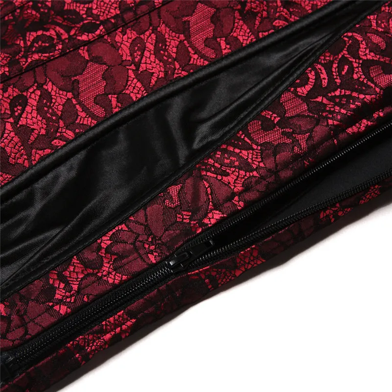 Corset Bustier Top Womens Shoulder Straps Jacquard Brocade Plus Size Costumes corset bustier top waist corset lace corset