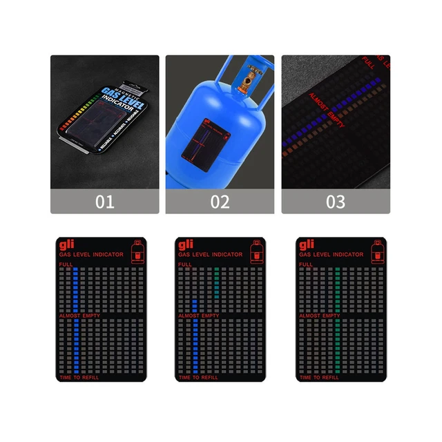 Magnetic Gas Level Indicator Gauge Caravan Bottle Propane(1PACK) 