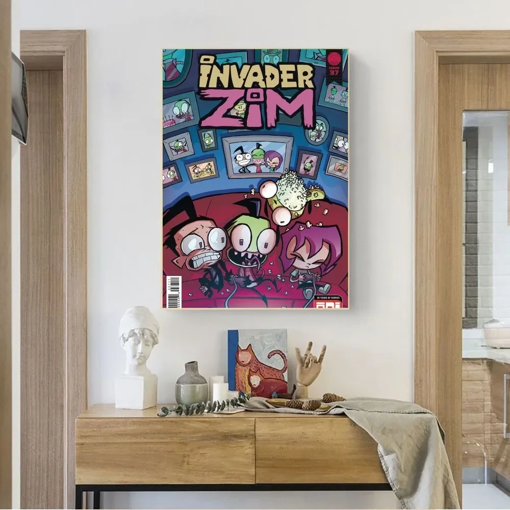Invader Zim мультяшный плакат из крафт-бумаги, искусство, живопись, наклейки для учебы (art.: 3920c357b13fc) - 3920c357b13fc