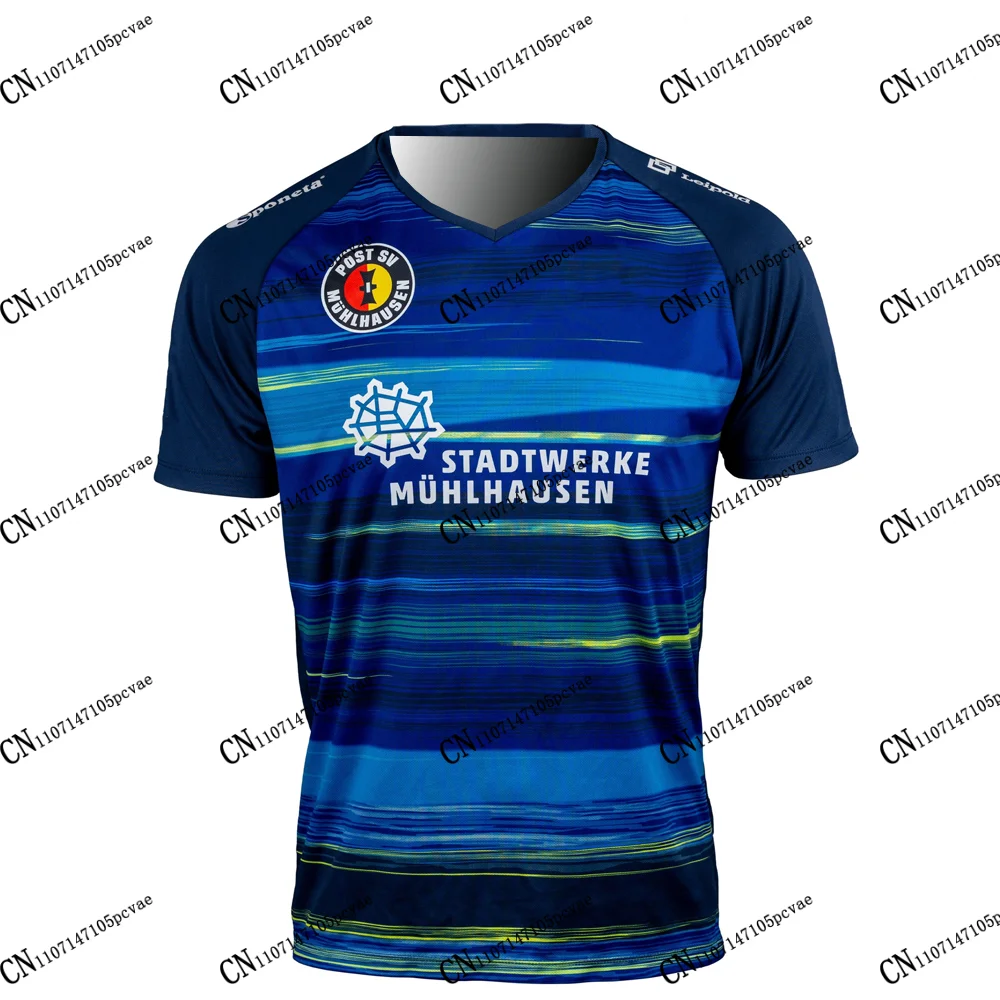 포스트 SV 멀하우젠 독일 2026/27 시즌 스타일 탁구 저지 신상품 홈/어웨이 3D 프린팅 티셔츠 성인/아동 유니섹스