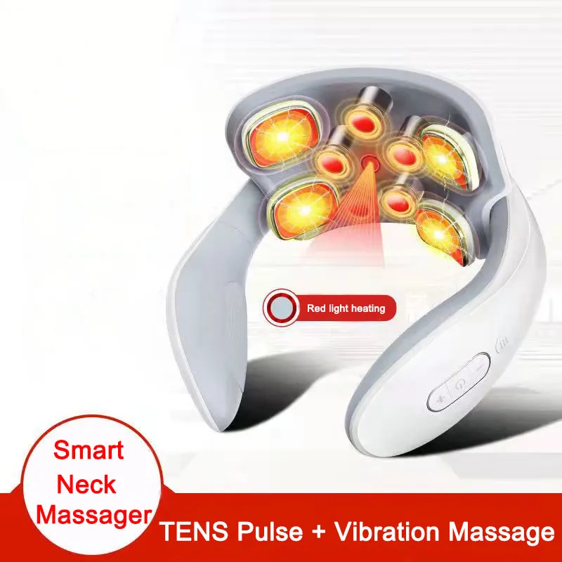 Intelligent Pulse Neck Massager Electric Cervical Smart EMS Massagers  Portable Sooth Pain Relief Relax Muscle Kneading Massage - AliExpress