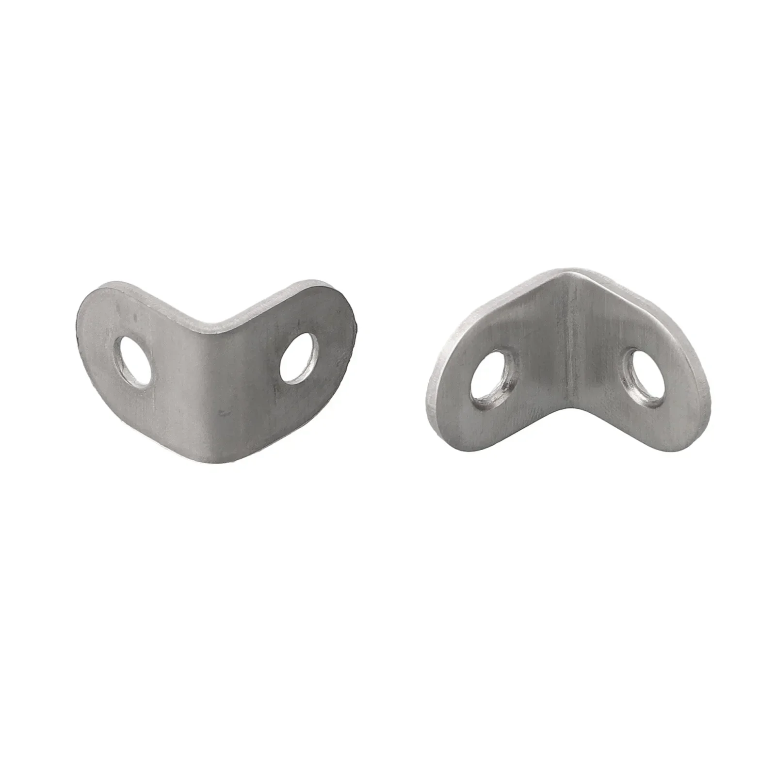 New Set Corner Brackets Right Angle Rust-resistant Joint Repair Shelf Silver Stainless Steel 10pcs 90 Degree Brace