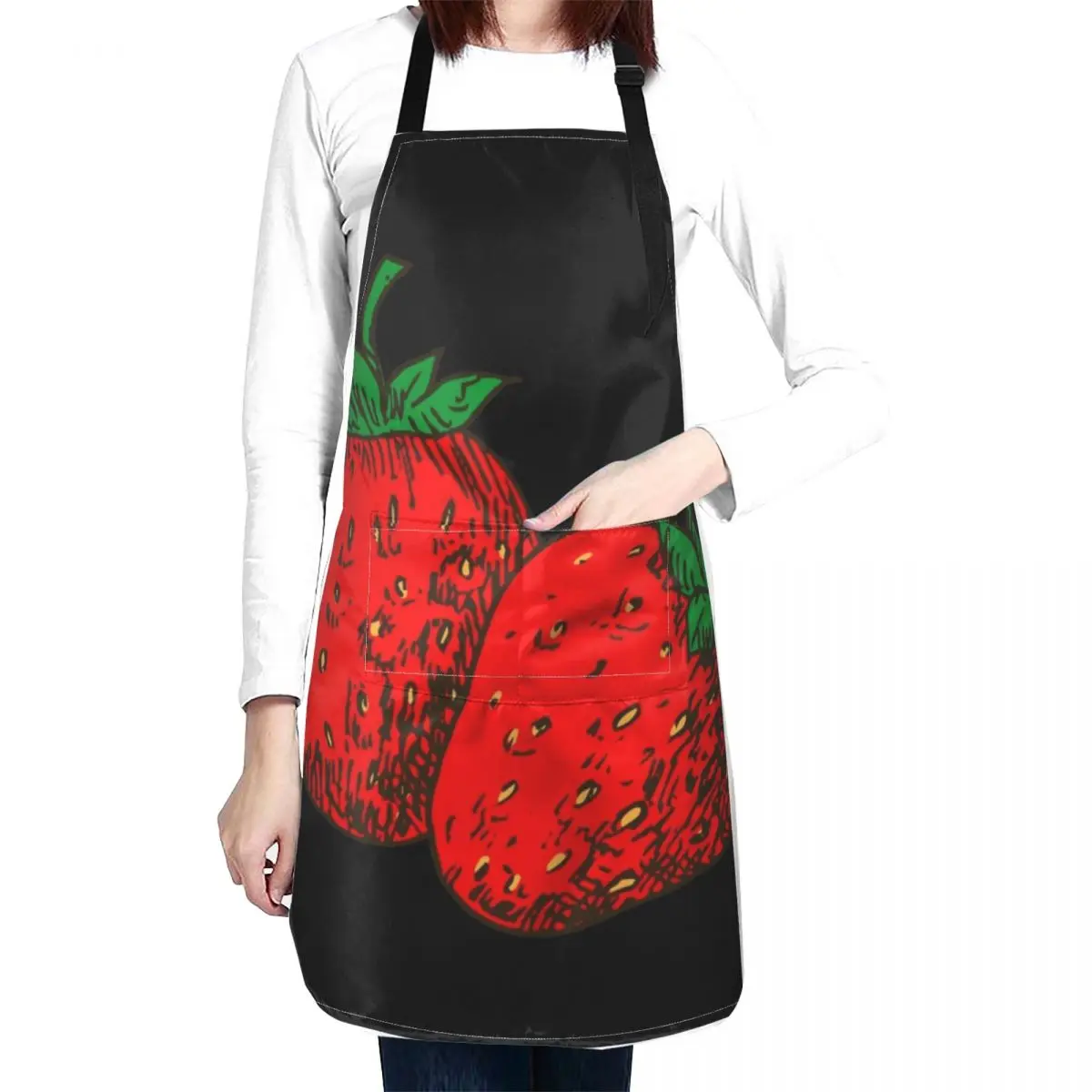 

Two Strawberries Apron apron men work apron cooks clothes