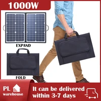Générateur solaire pliable tout-en-un 1000W – Chargeur portable MPPT, sortie 18V, idéal pour caravane, bateau, camping-car et camping en plein air 4