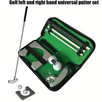 Mini Indoor Putting Green - Potty Putter Game with Putter, Hole Cutter, Putting Cup Office Golf Kit 1
