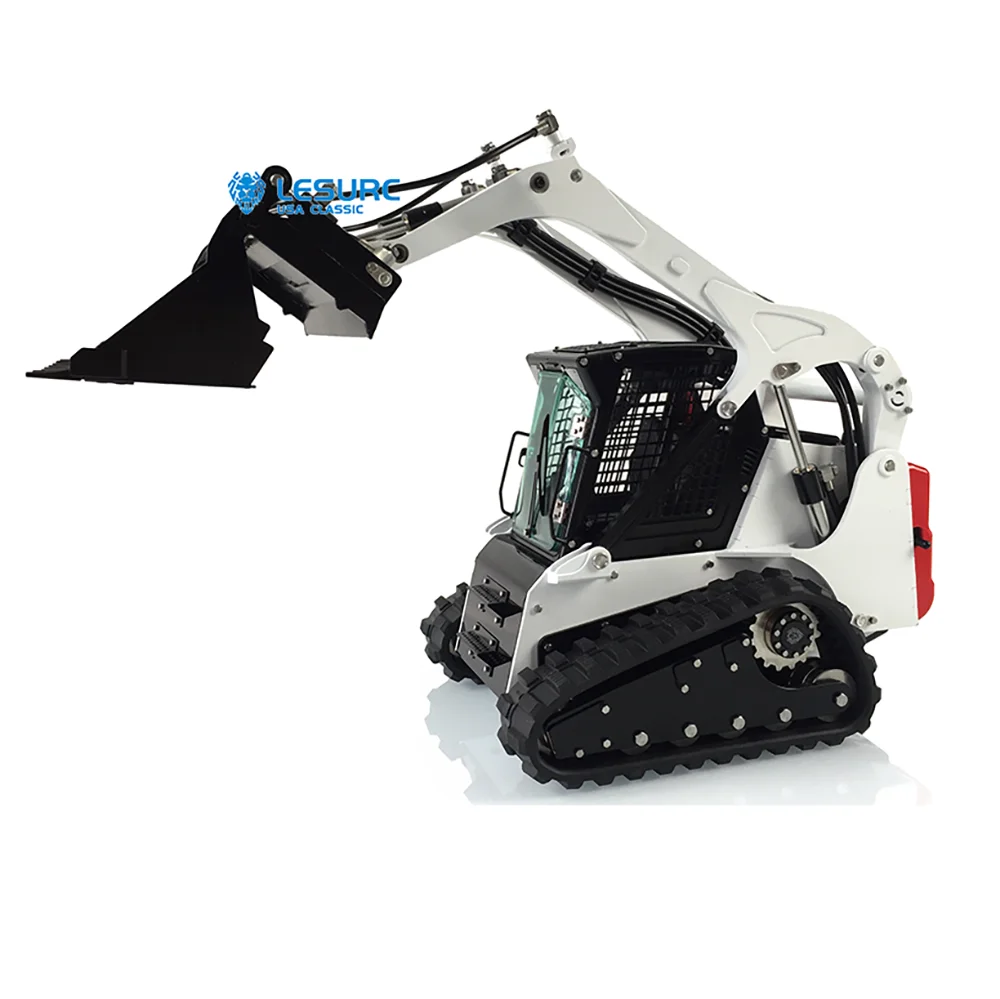 US Stock LESU 1/14 Crawler Skid-Steer Aoue LT5 Metal RC Hydraulic Loader RTR Model Lights Outdoor Toys THZH1208-SMT10 5