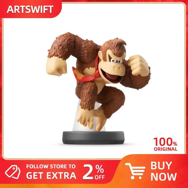 Artswift Store Figurine Per Ssb-Donkey Kong Ns Nfc Versione Asiatica Regione Gratuita Nuovo Di Zecca In Magazzino