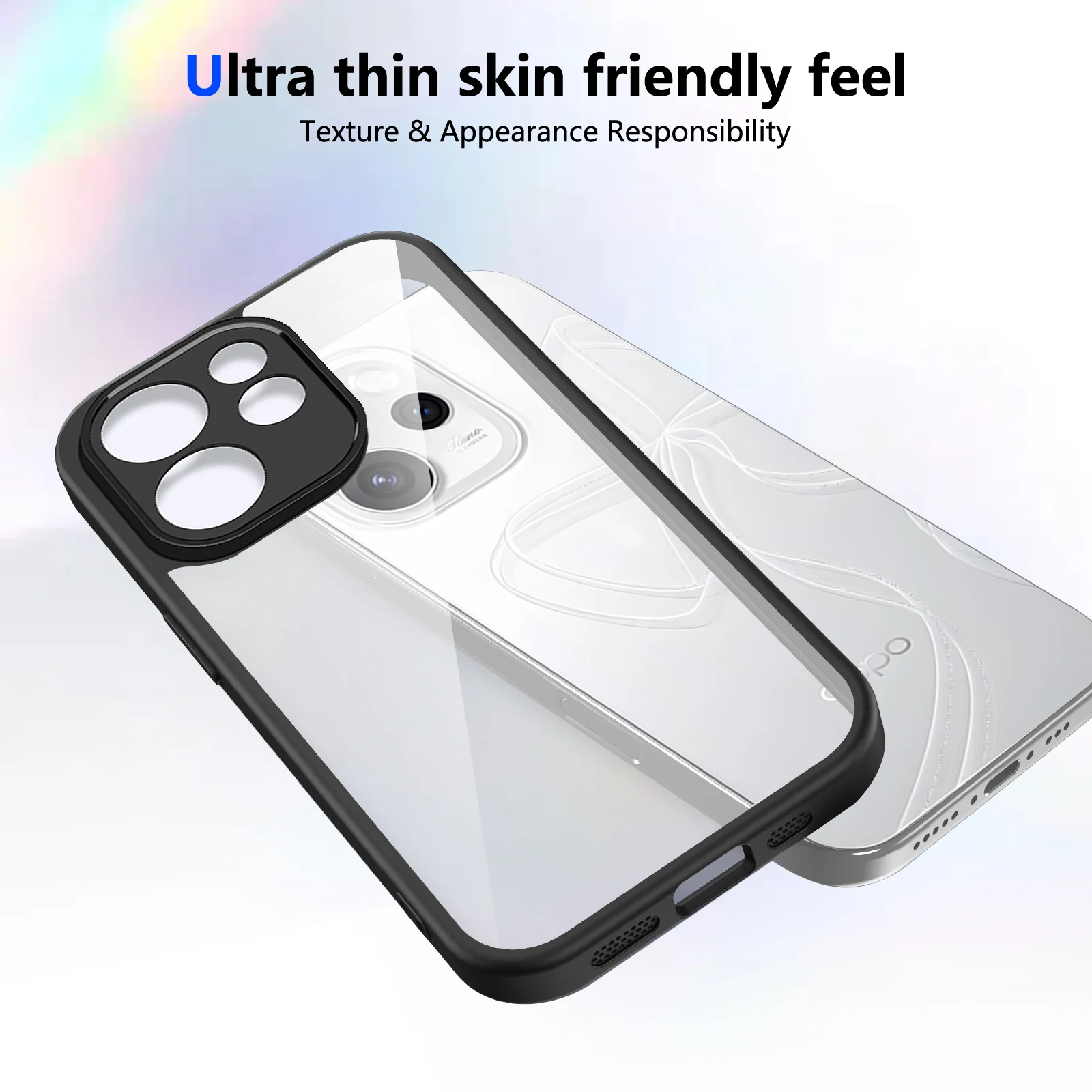 Shockproof Air Cushion Silicone Bumper Matte Back Cover Case