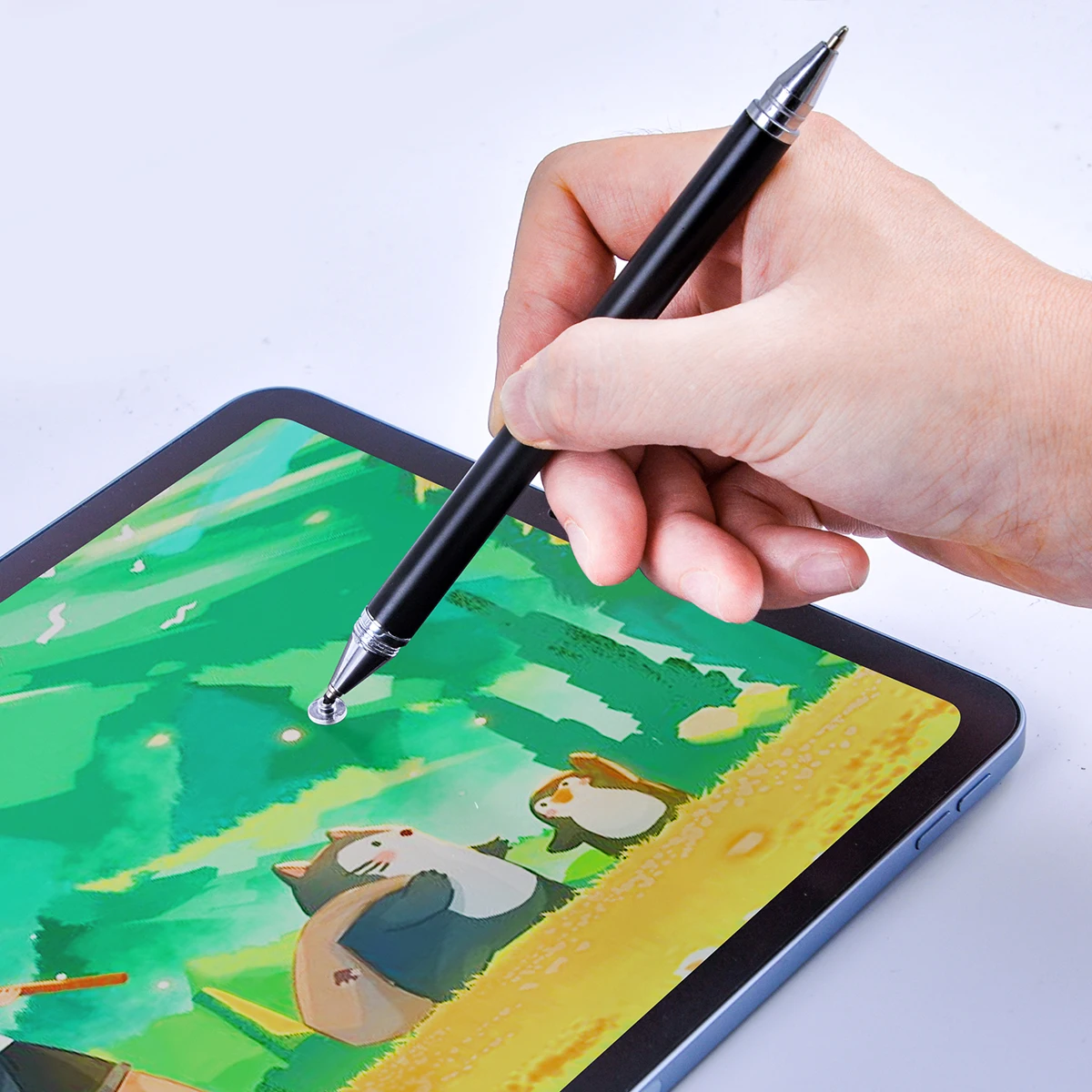 Stylet Capacitif Pour écran Tactile - Compatible Smartphone, Tablette, PC - Pointe Silicone