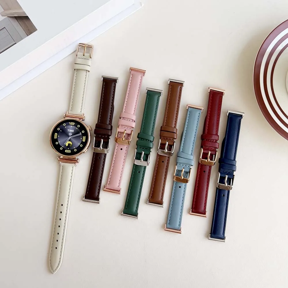 18Mm 20Mm 22Mm Cinturino In Morbida Pelle Per Casio Citizen Fossil Plain Garmin Venu 2 Plus Cinturino Per Orologio Cinturino Da Polso Da Donna