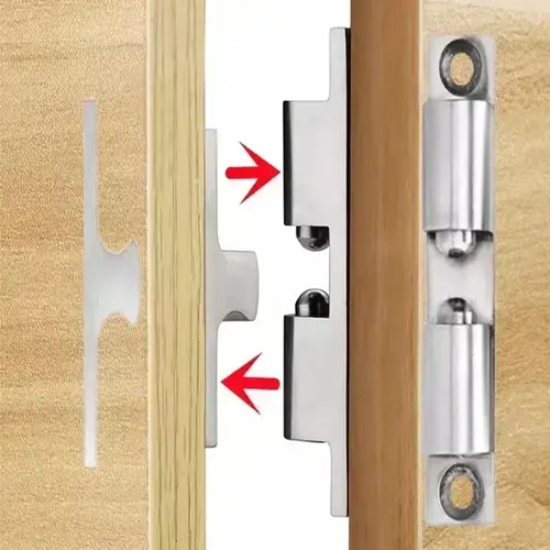 Wholesale Furniture Door Ball Latch Brass Double Roller Spring Ball Catch Latches Cabinet Closet Door Adjustable Tension Latch - Image 2