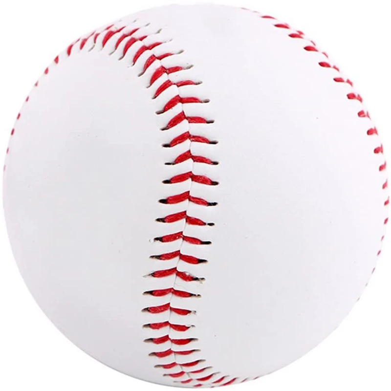 

Baseball No. 9 Softball Hardball Training Handmade Balls Fitness Products White Safety Kid Baseballs Practice Team Game