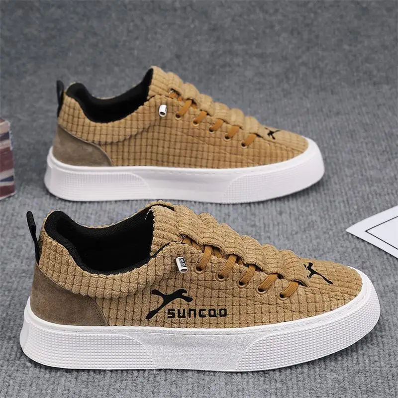 

Men's shoes in the fall new strips of flannel men's footsteps lazy canvas shoes with casual board shoes tide