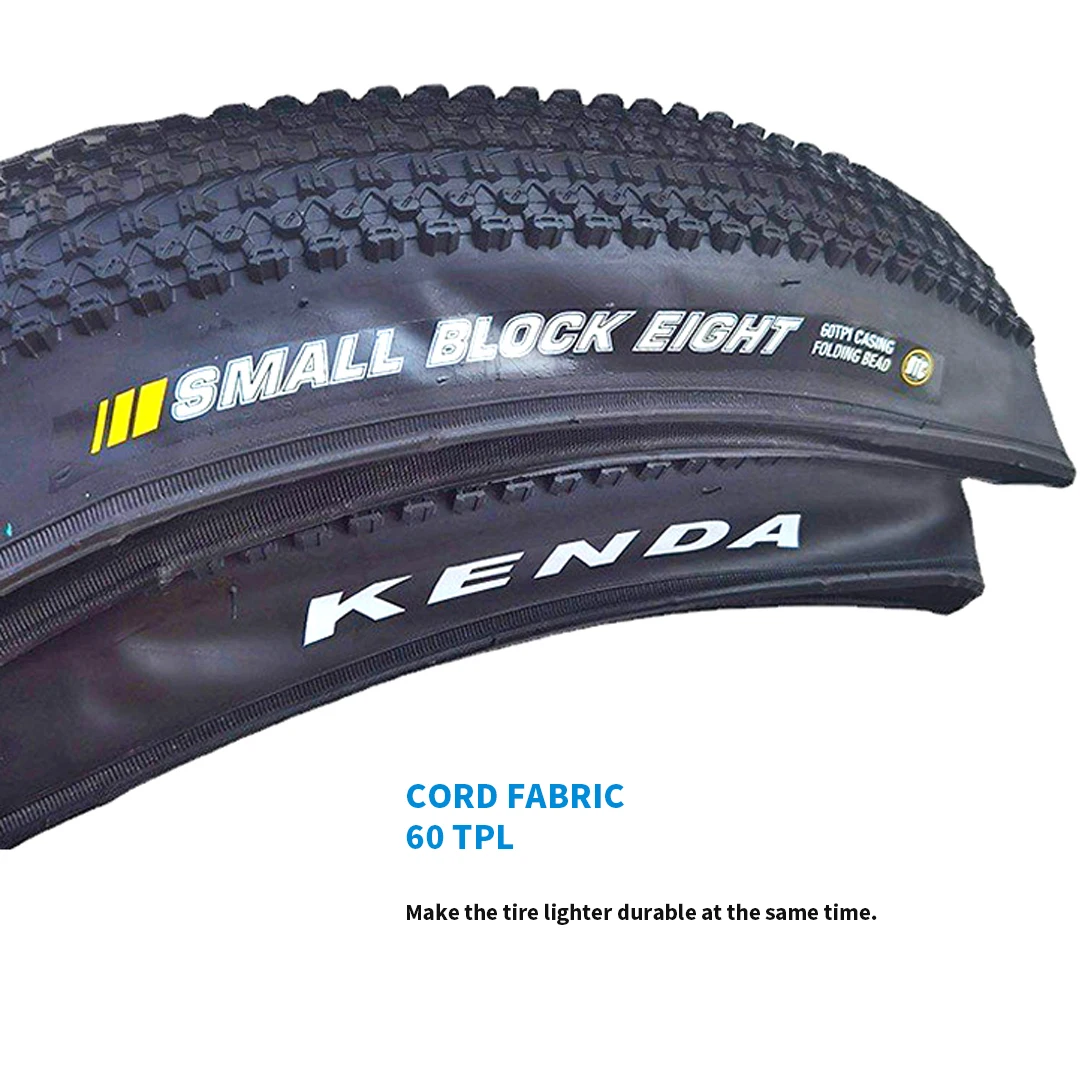 Kenda Road Bicycle Tire pieghevole K1047 pneumatici 26 27.5 29 1.95 2.10 SMALL BLOCK EIGHT Mountain MTB pneumatici per biciclette per parti di bici