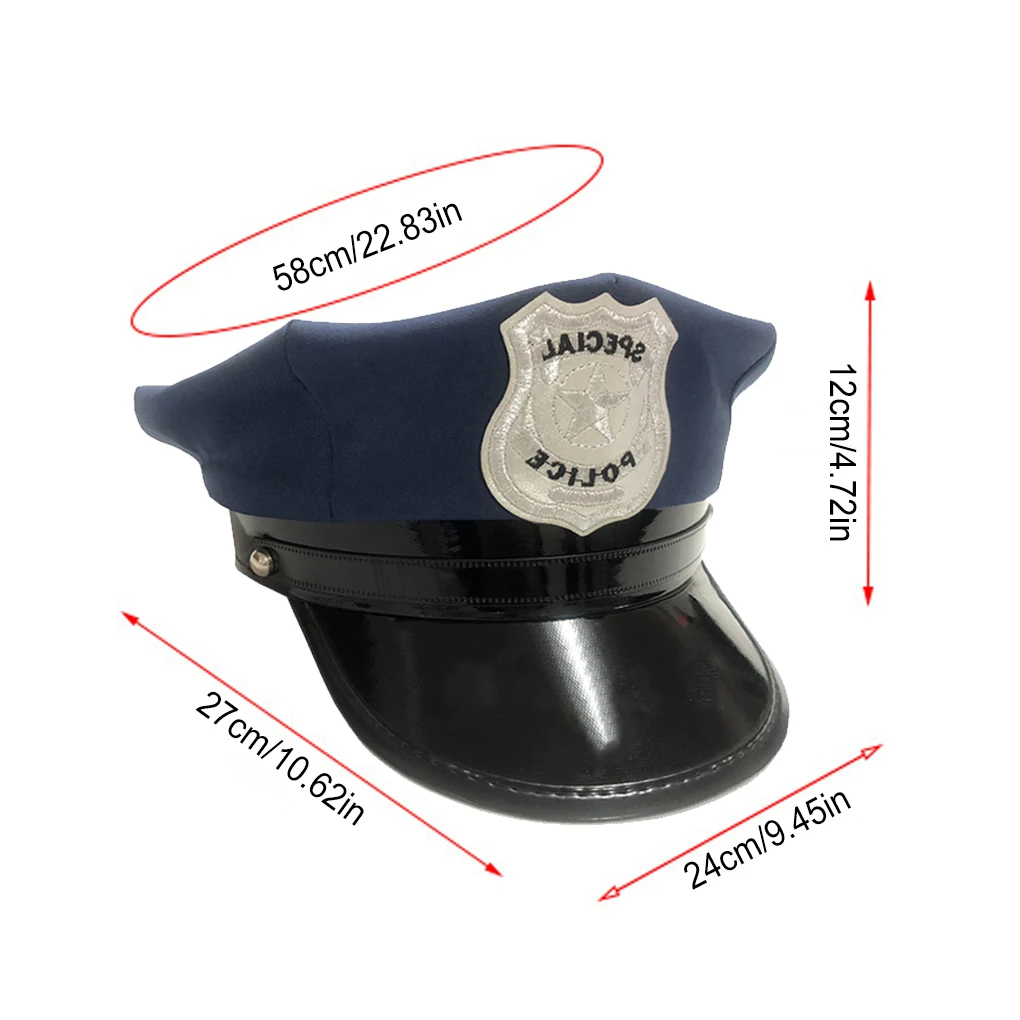Cop Costume Accessories Headwear 