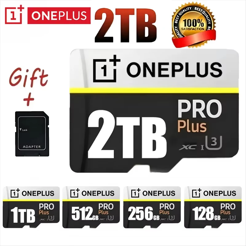 รูปสินค้า การ์ดหน่วยความจำ Micro SD สูงสุด 2TB สำหรับมือถือ คอมพิวเตอร์ และกล้อง