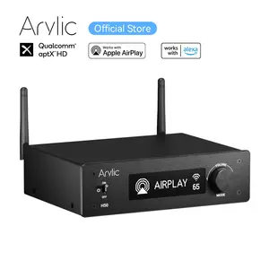 Arylic B50 SE Bluetooth 5.1 Amplificador de audio estéreo Receptor de 2.1  canales Mini Clase D Amplificador integrado para altavoces domésticos 50W x