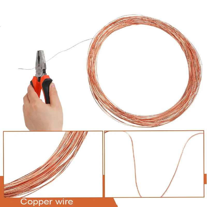 Premium Ultra-Fine Conductive Copper Wire - Excellent Conductivity and Versatile Use