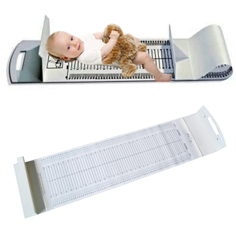 Baby Infantometer Height Ruler Measuring Mat 49.21x11.02 in Baby Height