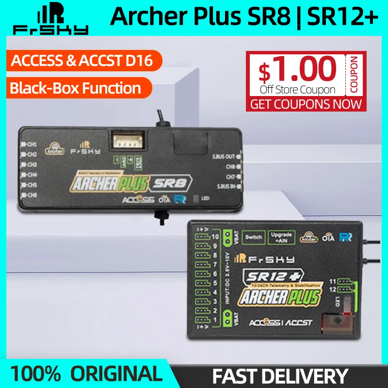NewFrSkyArcherPlusSR8SR12ReceiverRX24GHzReceivers3axis