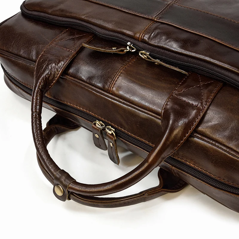 Laptop Bag 17 - Premium Leather (No. 1)