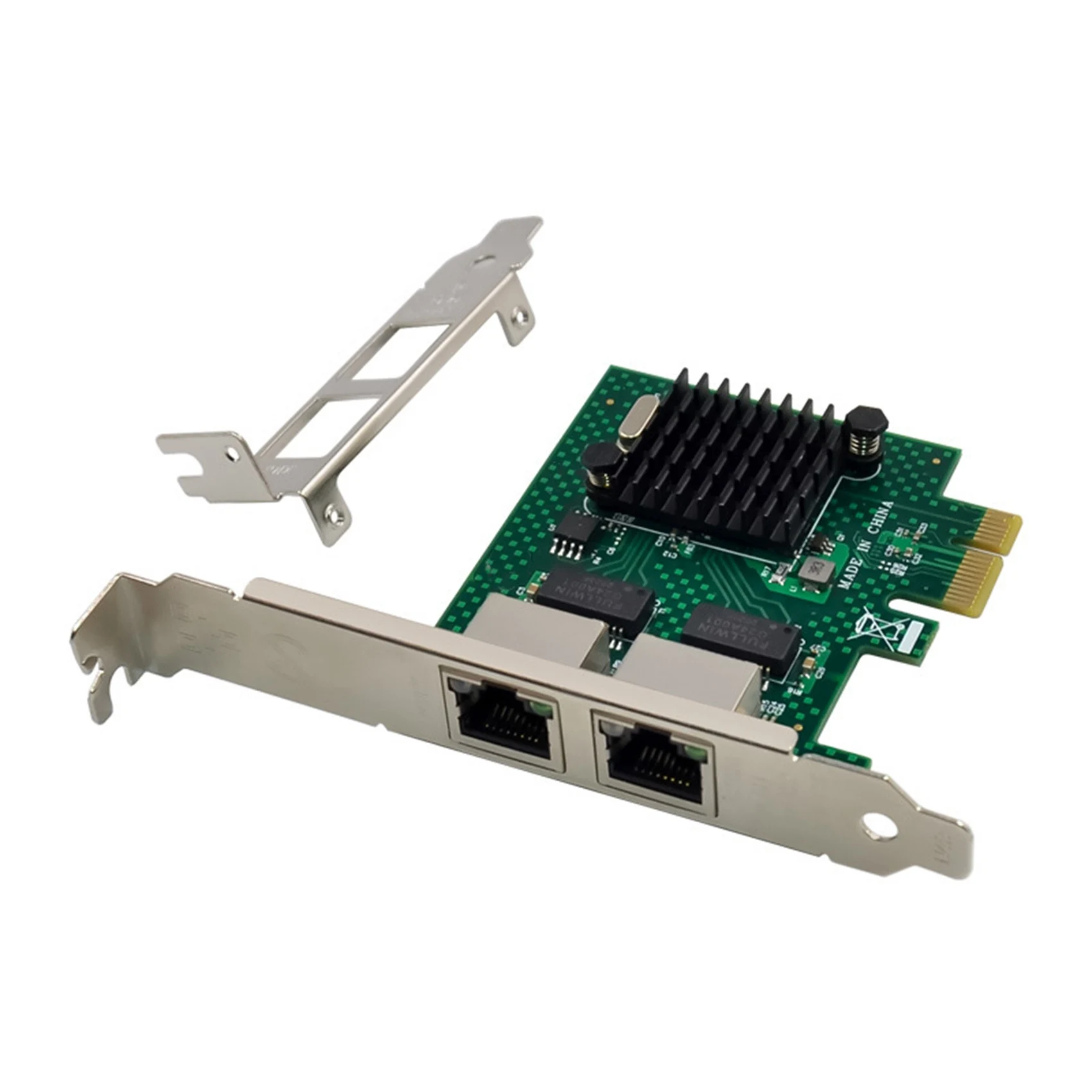

BCM5718 Gigabit Server Network Card PCI Express X1 Dual Port Network Adapter Card Compatible with WOL PXE