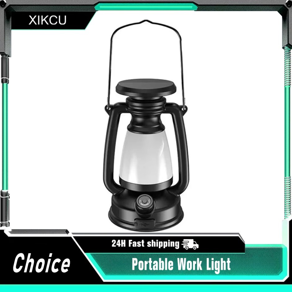 Charging Decoration Atmosphere Light Retro Horse Light Led Desk Lamp Outdoor Camping Bar Light Table Light Lantern Home Decor