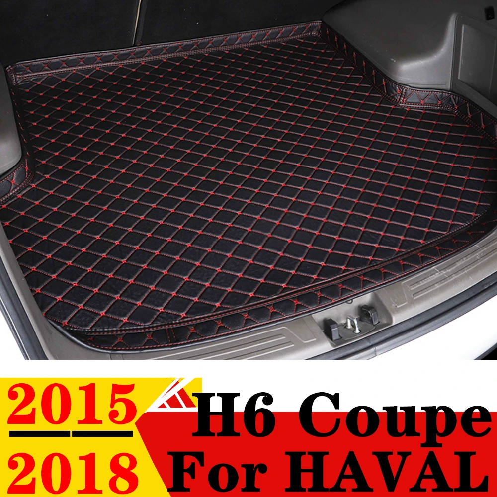 

Высококачественный коврик для багажника автомобиля для Haval H6 Coupe 2018 2017 2016 2015 XPE, кожаный задний багажник, коврик для багажа, задний коврик для груза, ковер