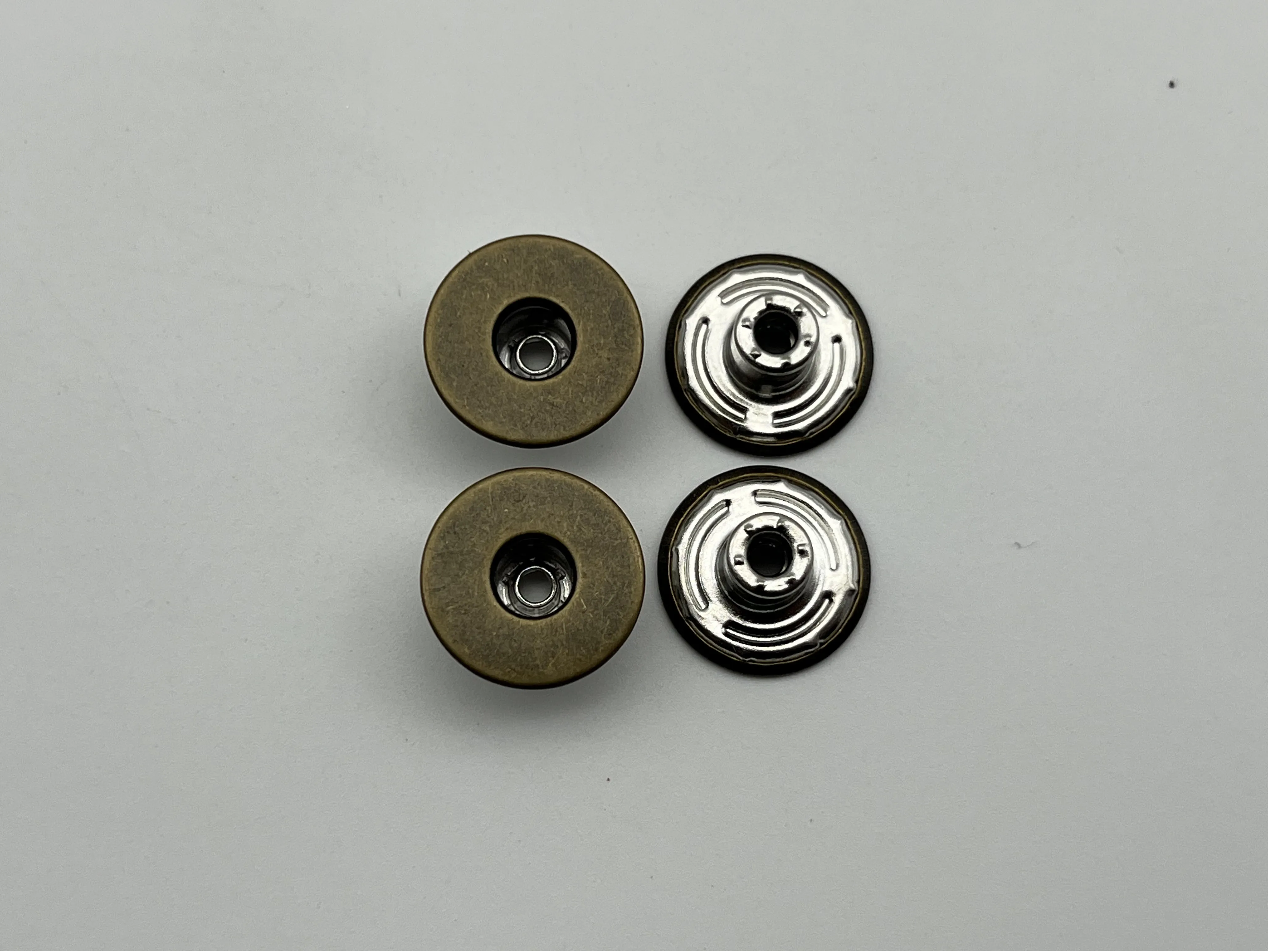 Flat surface jeans button  fress shipping 17mm button brass jeans button for jeans denim coat 3