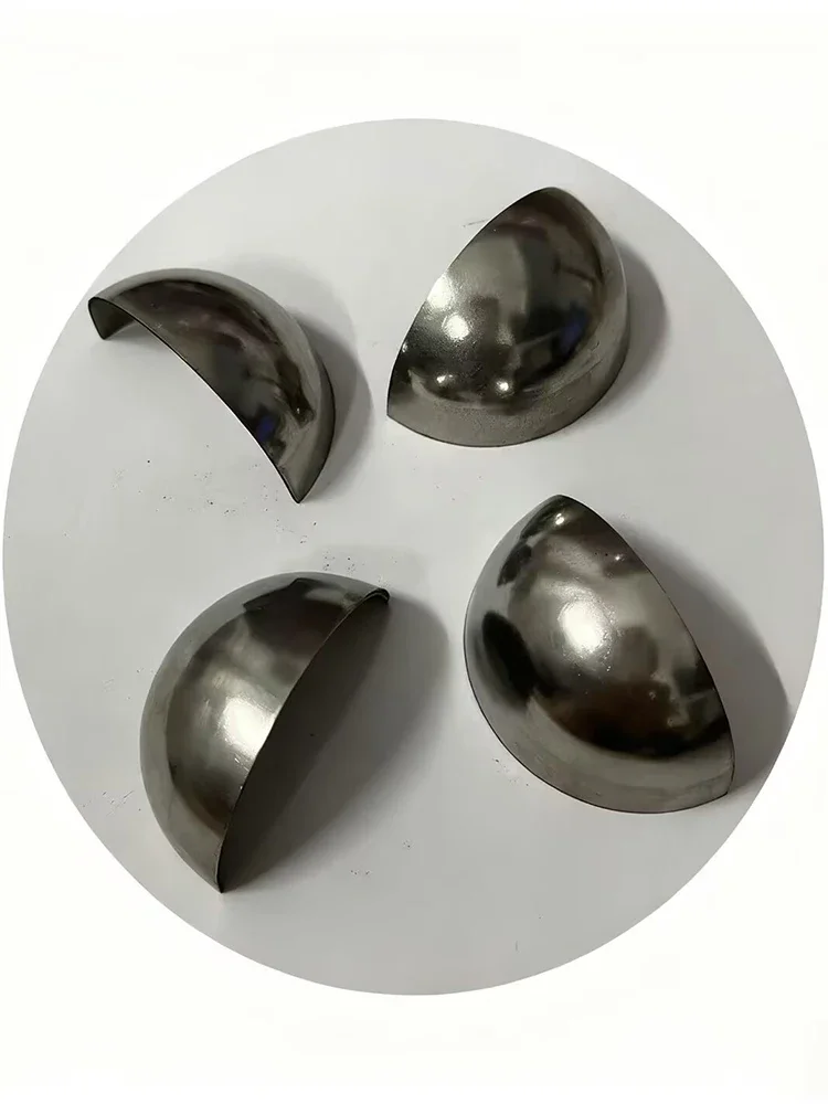 304 스테인리스 스틸 1/4 구형 시트 용접 장식 반구형 캡 가구 장식 직경 16-200mm 두께 1.5/2.0mm