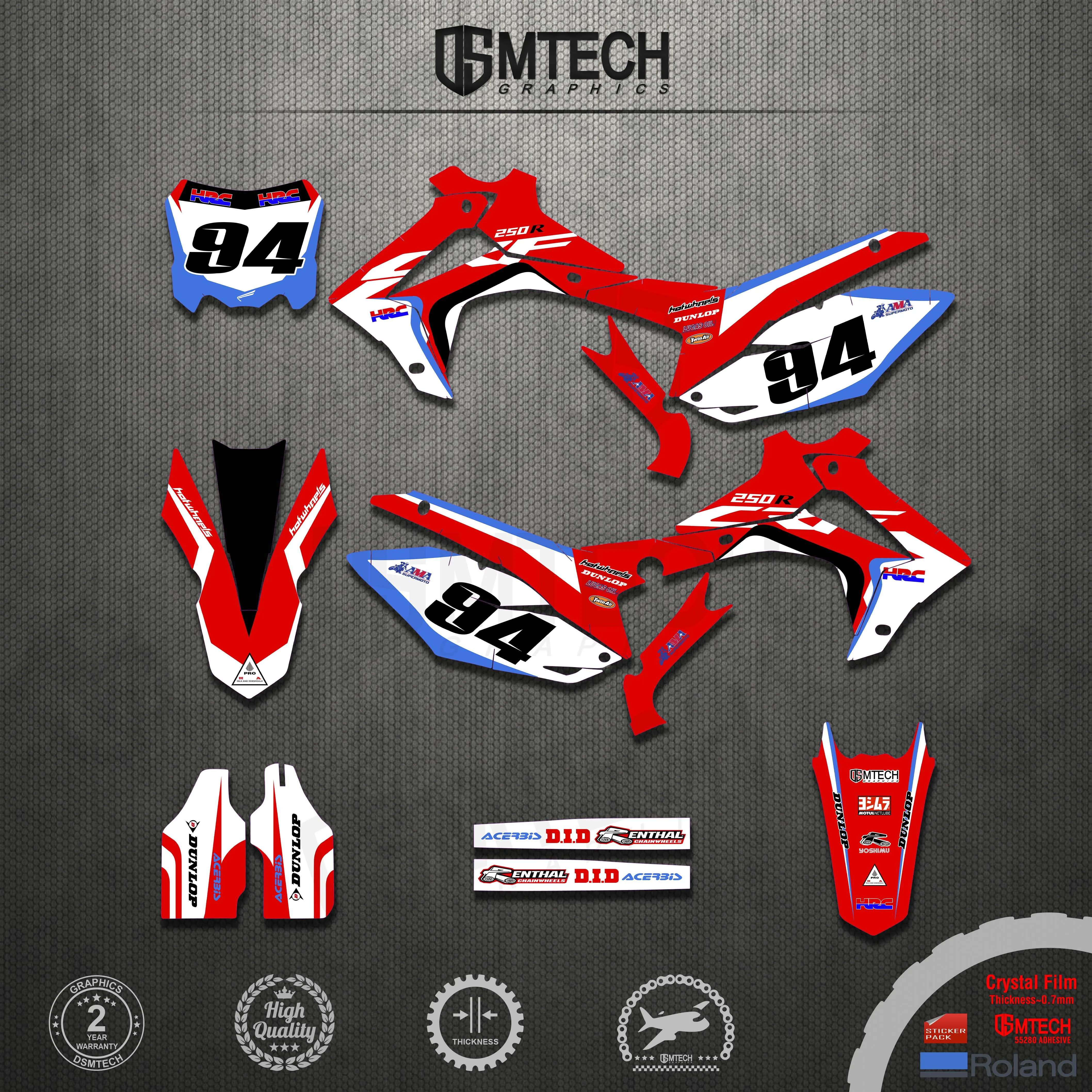 DS TEAM GRAPHICS DECALS Stickers FOR Honda CRF450R CRF450 2013-2016 CRF250R CRF250 2014 2015 2016 2017 CRF 250 450 250R 450R