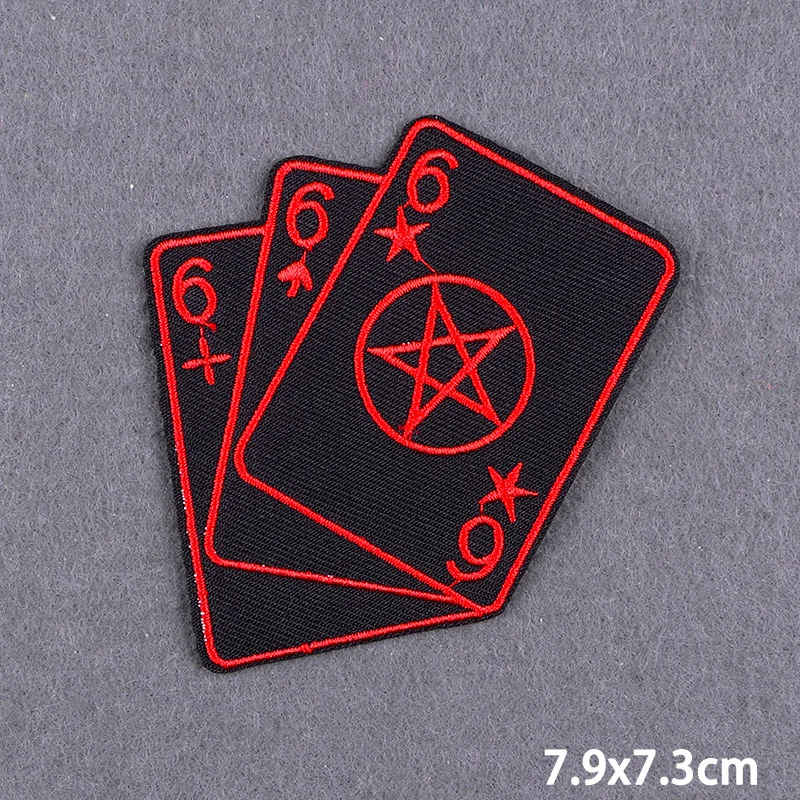 Description Picture 4 of itemHippie Iron On Patches Thermoadhesive Patch For Clothes Rock Style Embroidery Patche For Clothing Jesus Applique Stickers DIY