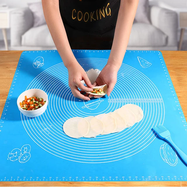 Kitchen Silicone Mats Rolling Dough Large  Dough Large Size Silicone Mat -  70x50cm - Aliexpress