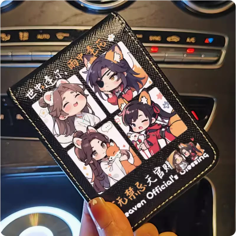 Tian Guan Ci Fu Huacheng Xielian Cartoon Fashion Wallets PU Purse Card Holder Money Bag Gift B641 Cosplay