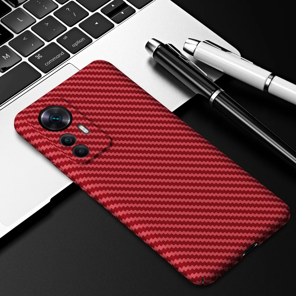 Ultra-Thin Carbon Fiber Matte Soft Touch Protective Case