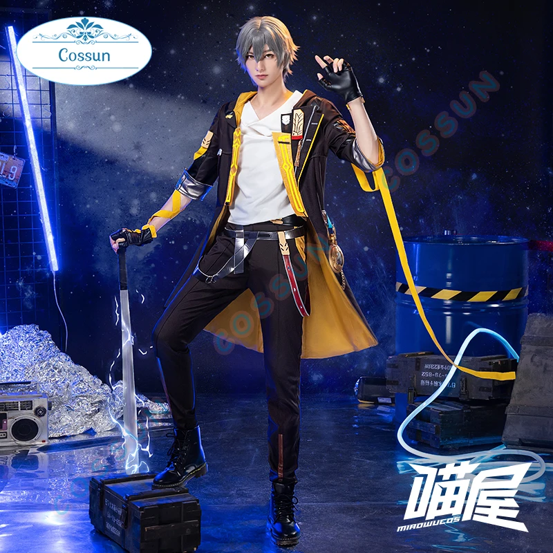 

Game Honkai: Star Rail Trailblazer Caelus Cosplay Costume Halloween Outfits Suit Uniform Men Caelus Honkai Cospaly