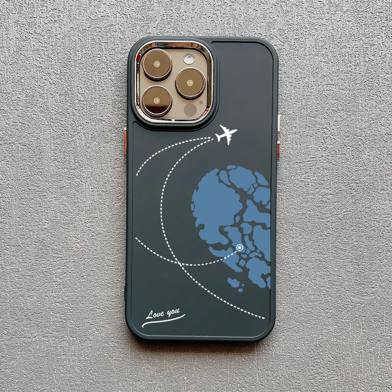 Flugzeug Flugzeug Herz Paar Handyhülle für Apple iPhone 1615 13 12 11 Pro Max XR X XS 7 8 Plus 14 Pro Max Plus Silikonhülle – Detail 1