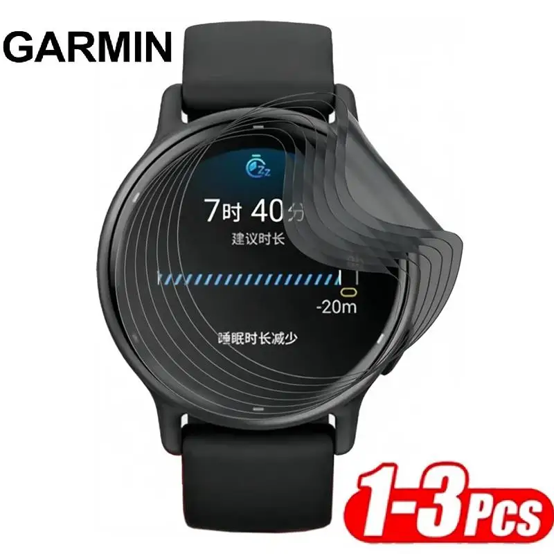 Privacy Hydrogel Screen Protector for Garmin VivoActive - Anti-Scratch Film (1-3 Pack)