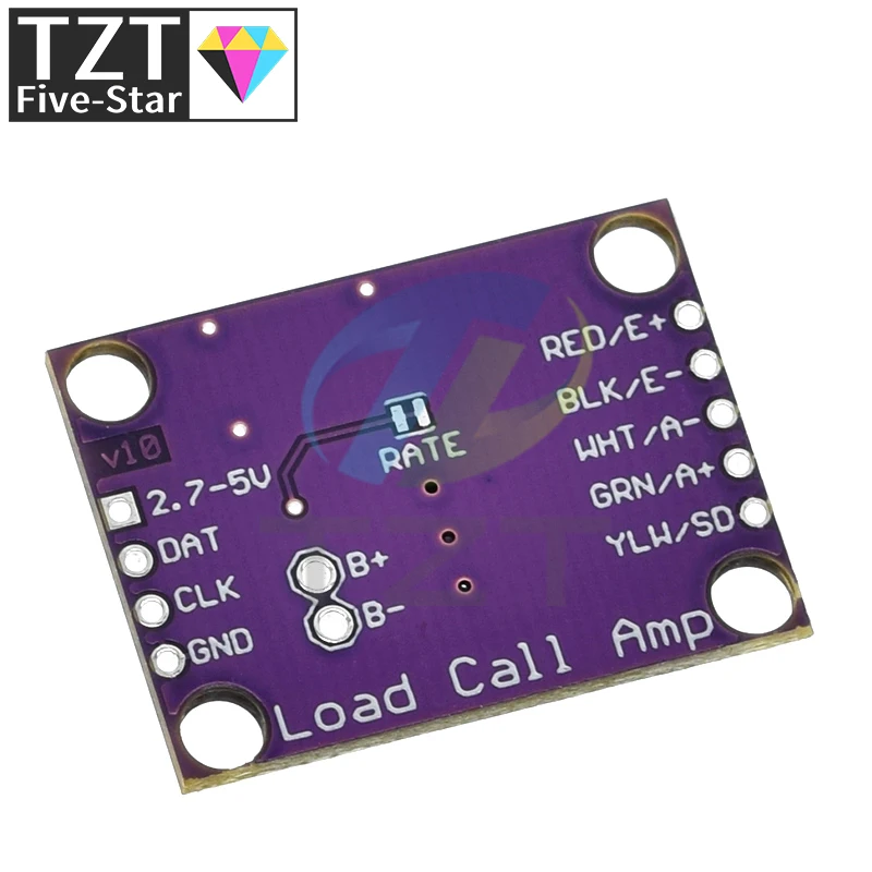 WEIGHING SENSOR 24-BIT A/D Conversion Adapter Load Cell Amplifier Board - Foto 5
