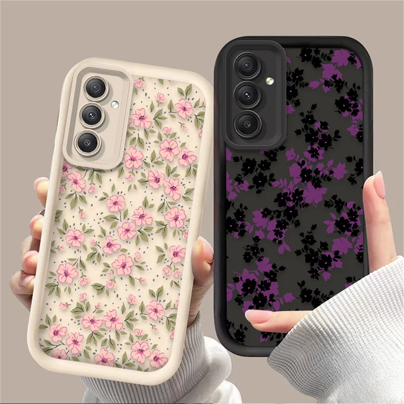 Charming Romantic Floral Phone Case - Decorative Back Cover