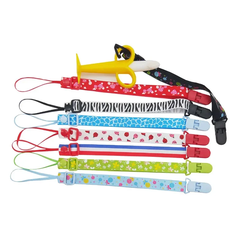 Adjustable Baby Pacifier Clip Chain Dummy Clip Nipple Holder Children Nipple Feeding Teether Chian Anti-drop Rope