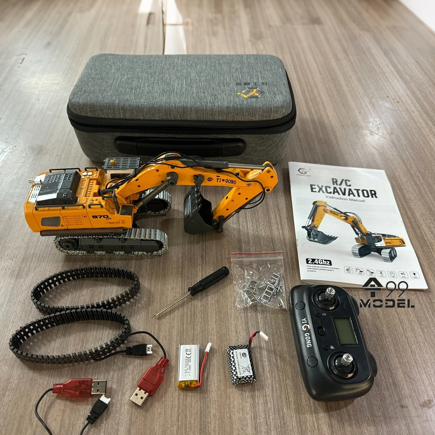 1/50 ミニ RC ショベル 520 970 電気シミュレーションショベル