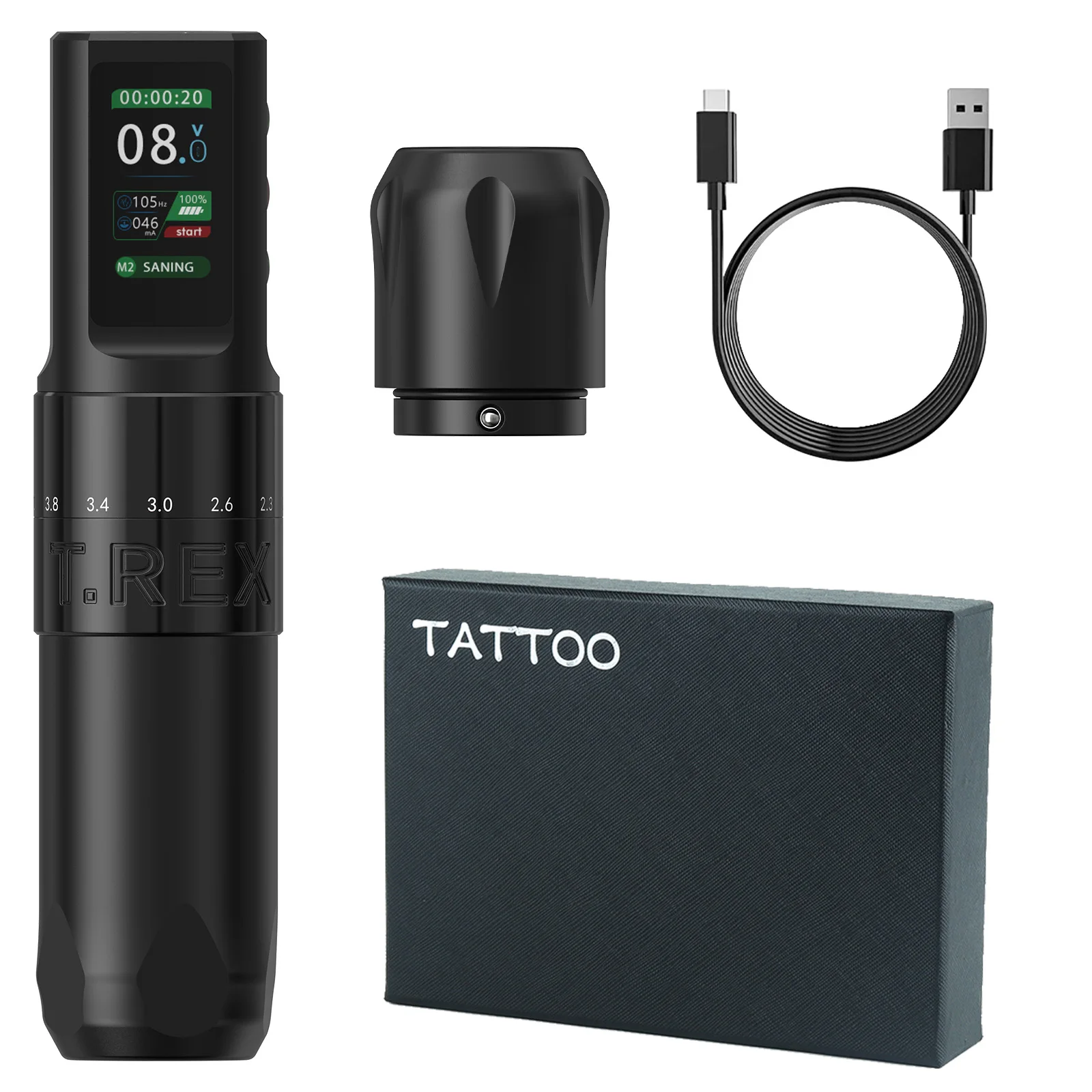 Tattoo Machine T-Rex Wireless Adjustable Tattoo Pen Machine