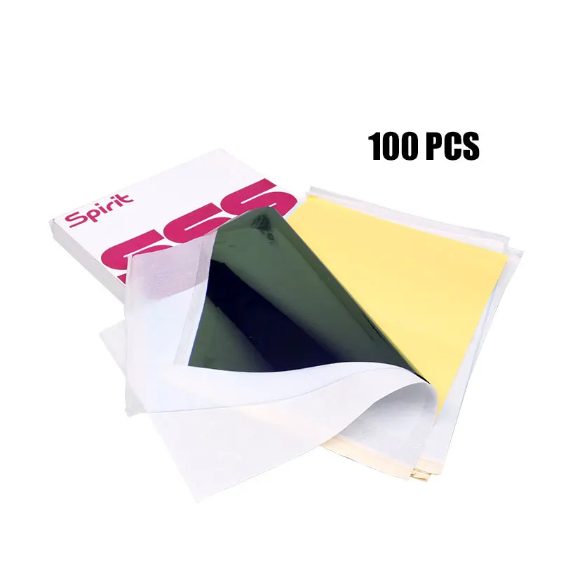 High Quality 100 Pcs Tattoo Stencil Transfer Carbon Paper Tattoo
