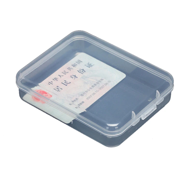 

Sponge Powder Puff Storage Box Accessory Jewelry Tool Screw Sample Translucent Square Plastic Case F1193