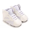 High Top Soft Soled Men's And Women's PU Mesh Breathable Casual Shoes Sports Shoes 0-18M Newborn's First Walking Shoes 2