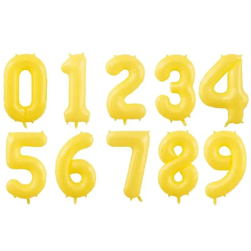 40 inch Digital Balloon Aaluminum Film Number Balloons Children Adult Party Decoration Wedding Holiday Supplies 1pc